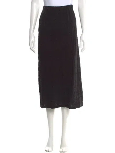 Pre-owned Vince Midi Length Skirt In Black