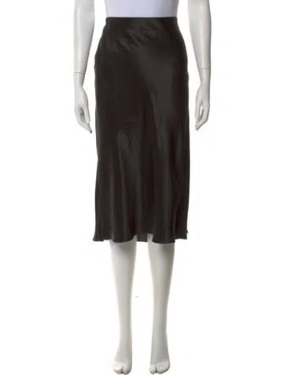 Pre-owned Vince Midi Length Skirt In Black