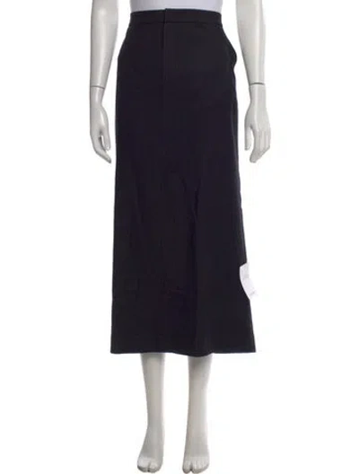 Pre-owned Vince Midi Length Skirt In Black