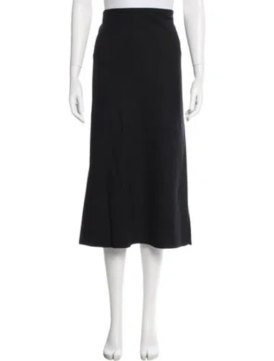Pre-owned Vince Midi Length Skirt In Black