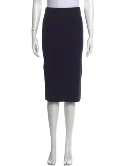 Pre-owned Vince Midi Length Skirt In Black