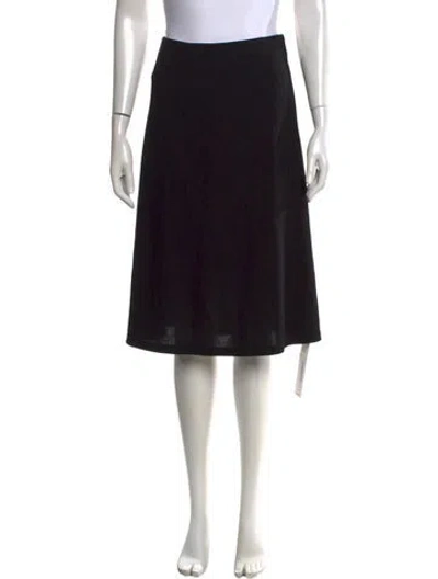 Pre-owned Vince Midi Length Skirt In Black