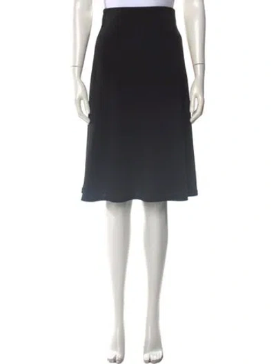 Pre-owned Vince Midi Length Skirt In Black