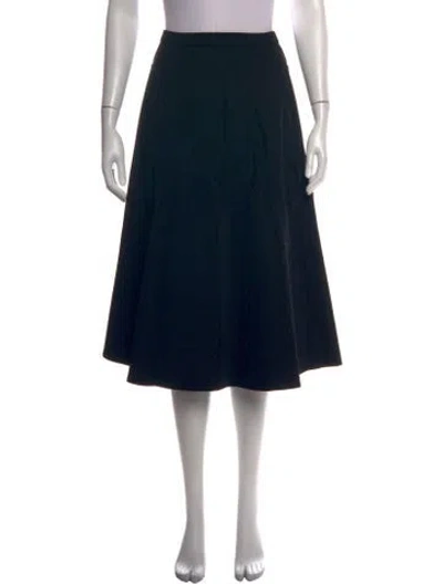 Pre-owned Vince Midi Length Skirt In Black
