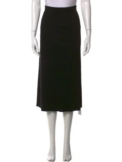Pre-owned Vince Midi Length Skirt In Black