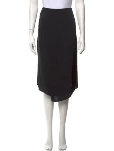 Pre-owned Vince Midi Length Skirt In Black