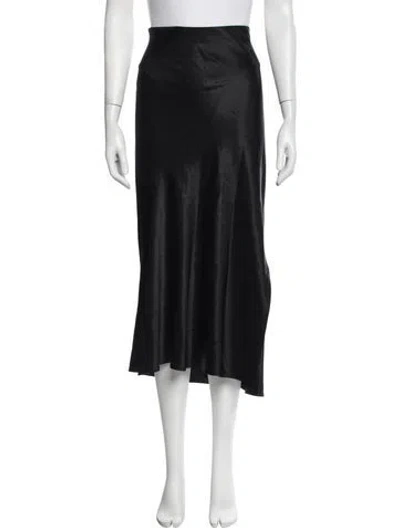 Pre-owned Vince Midi Length Skirt In Black