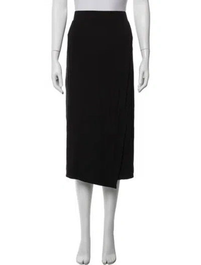 Pre-owned Vince Midi Length Skirt In Black/blue