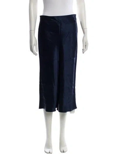 Pre-owned Vince Midi Length Skirt In Blue