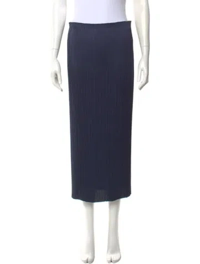 Pre-owned Vince Midi Length Skirt In Blue