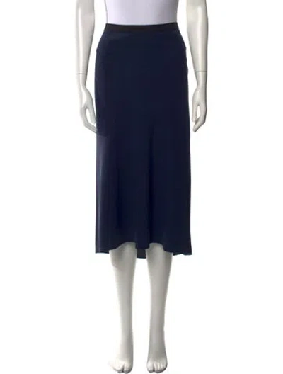 Pre-owned Vince Midi Length Skirt In Blue