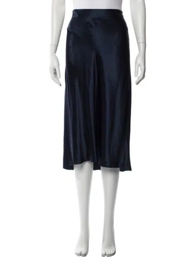 Pre-owned Vince Midi Length Skirt In Blue