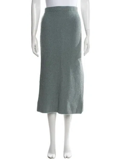 Pre-owned Vince Midi Length Skirt In Blue