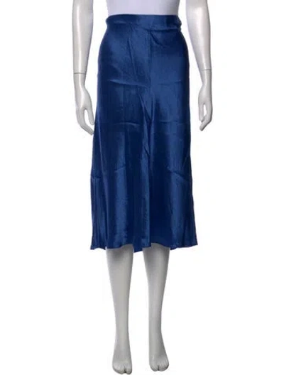Pre-owned Vince Midi Length Skirt In Blue