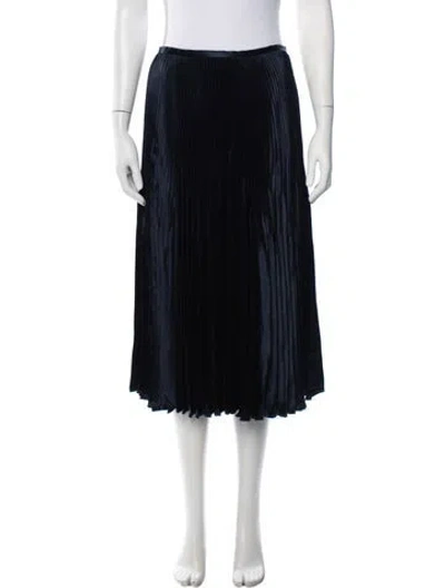 Pre-owned Vince Midi Length Skirt In Blue