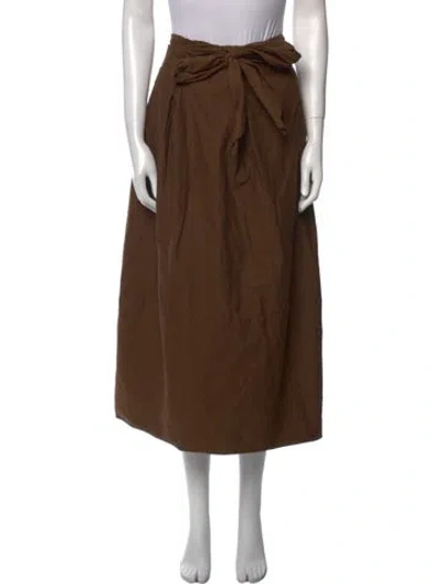 Pre-owned Vince Midi Length Skirt In Brown