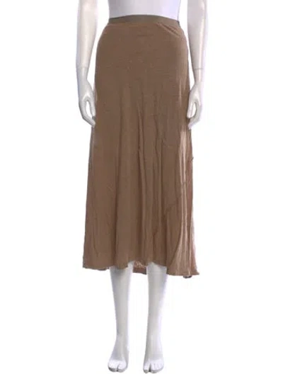 Pre-owned Vince Midi Length Skirt In Brown