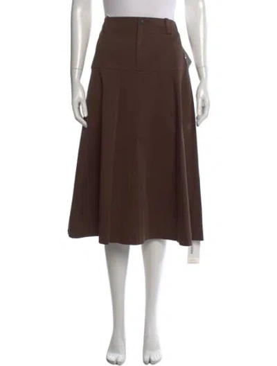 Pre-owned Vince Midi Length Skirt In Brown