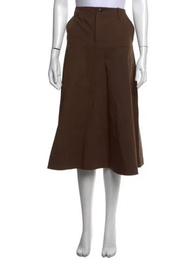 Pre-owned Vince Midi Length Skirt In Brown