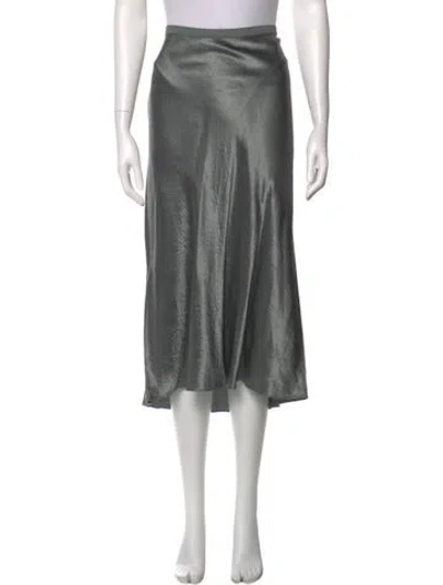 Pre-owned Vince Midi Length Skirt In Green