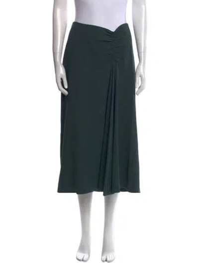 Pre-owned Vince Midi Length Skirt In Green