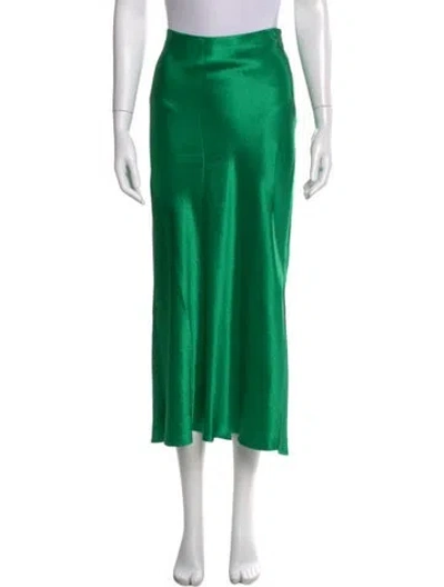 Pre-owned Vince Midi Length Skirt In Green