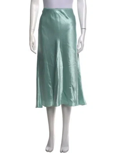 Pre-owned Vince Midi Length Skirt In Green