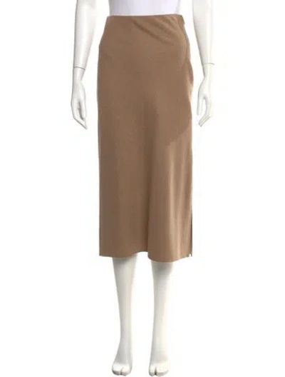 Pre-owned Vince Midi Length Skirt In Neutral