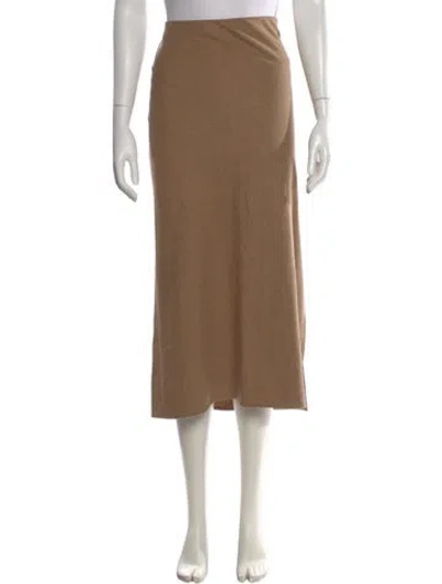 Pre-owned Vince Midi Length Skirt In Neutral