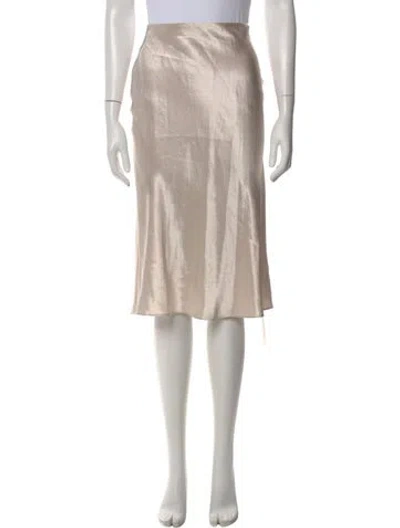 Pre-owned Vince Midi Length Skirt In Neutral