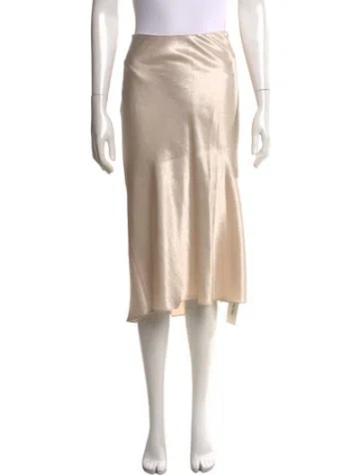 Pre-owned Vince Midi Length Skirt In Neutral