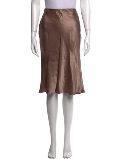 Pre-owned Vince Midi Length Skirt In Neutral