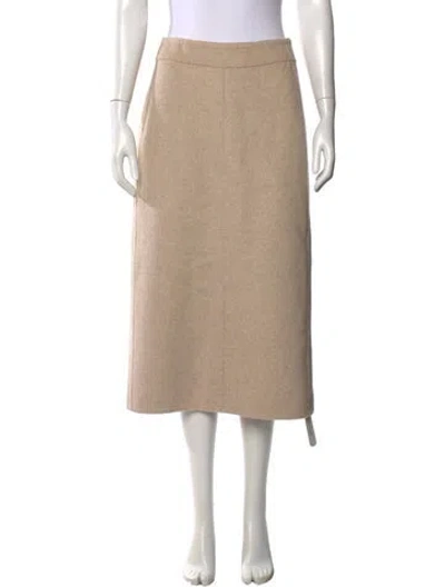 Pre-owned Vince Midi Length Skirt In Neutral