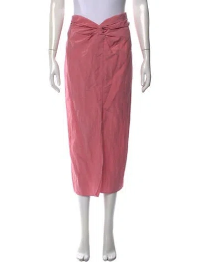 Pre-owned Vince Midi Length Skirt In Pink