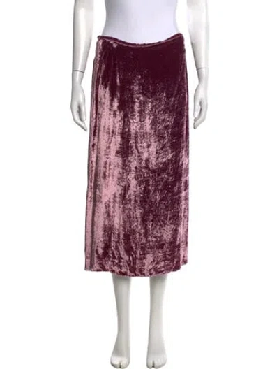 Pre-owned Vince Midi Length Skirt In Pink