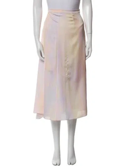 Pre-owned Vince Midi Length Skirt In Purple