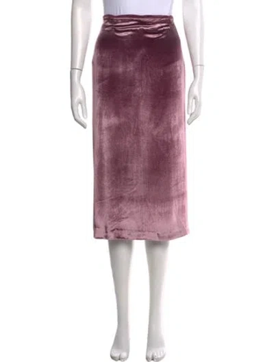 Pre-owned Vince Midi Length Skirt In Purple