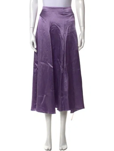 Pre-owned Vince Midi Length Skirt In Purple