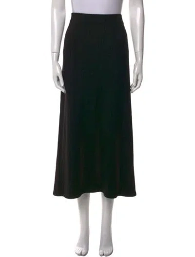 Pre-owned Vince Midi Length Skirt W/ Tags In Black