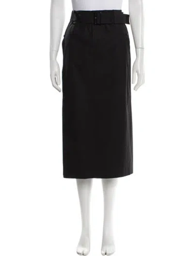 Pre-owned Vince Midi Length Skirt W/ Tags In Black