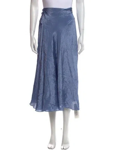 Pre-owned Vince Midi Length Skirt W/ Tags In Blue