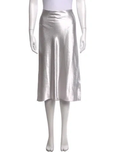 Pre-owned Vince Midi Length Skirt W/ Tags In Gray
