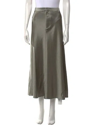 Pre-owned Vince Midi Length Skirt W/ Tags In Green