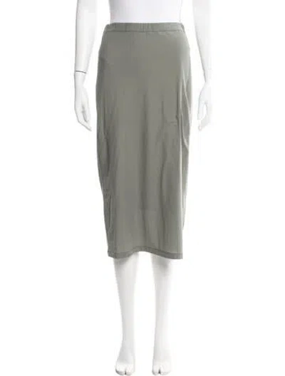 Pre-owned Vince Midi Length Skirt W/ Tags In Green