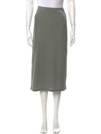 Pre-owned Vince Midi Length Skirt W/ Tags In Green