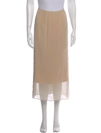 Pre-owned Vince Midi Length Skirt W/ Tags In Neutral