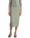 Vince Midi Skirt In Green