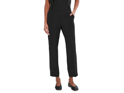 Vince Mid-rise Tapered Pull-on Pants In Black