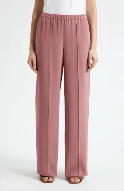 Vince Mid-rise Wide Leg Pants In Pink
