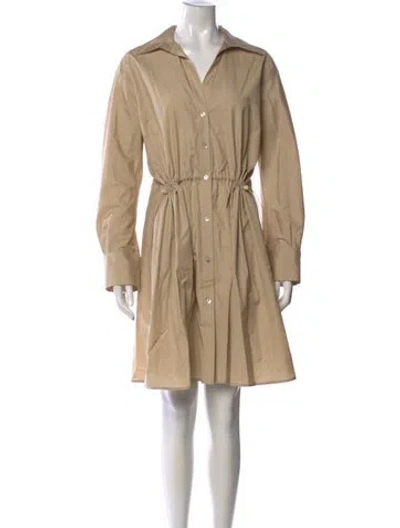 Pre-owned Vince Mini Dress In Neutrals